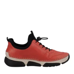 Rieker Damen Slipper rot Schnellschnürung S23 45951-33