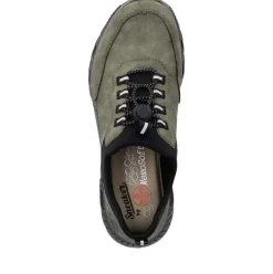 Rieker Damen Slipper Schnellschnürung grün S23 M6058-54