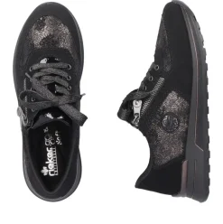 Rieker Damen Sneaker by Rieker nachtschwarz S23  N1411-90