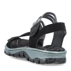 Rieker Damen Trekkingsandalen graphitschwarz S13 68871-00