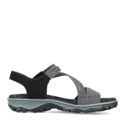 Rieker Damen Trekkingsandalen graphitschwarz S13 68871-00