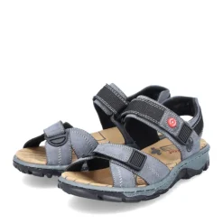 Rieker Damen Trekkingsandalen blaugrau S13  68851-14
