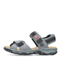 Rieker Damen Trekkingsandalen blaugrau S13  68851-14