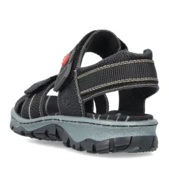 Rieker Damen Trekkingsandalen asphaltschwarz S13  68851-02