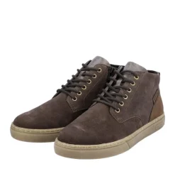 Rieker Evolution Herren Schnürboots Schnürstiefel Rauleder Wechselfußbett grau S23 U0762-45