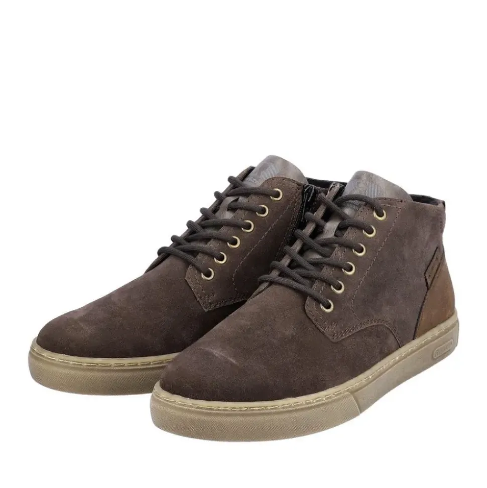 Rieker Evolution Herren Schnürboots Schnürstiefel Rauleder Wechselfußbett grau S23 U0762-45