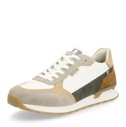 Rieker Evolution Herren Sneaker Leder Wechselfußbett beige S14 U0307-80