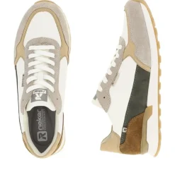 Rieker Evolution Herren Sneaker Leder Wechselfußbett beige S14 U0307-80