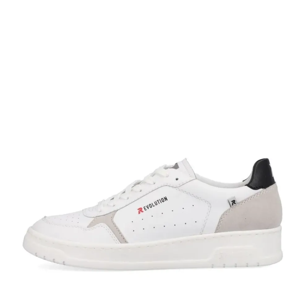 Rieker Evolution Herren Sneaker Leder weiß S13 U0401-81
