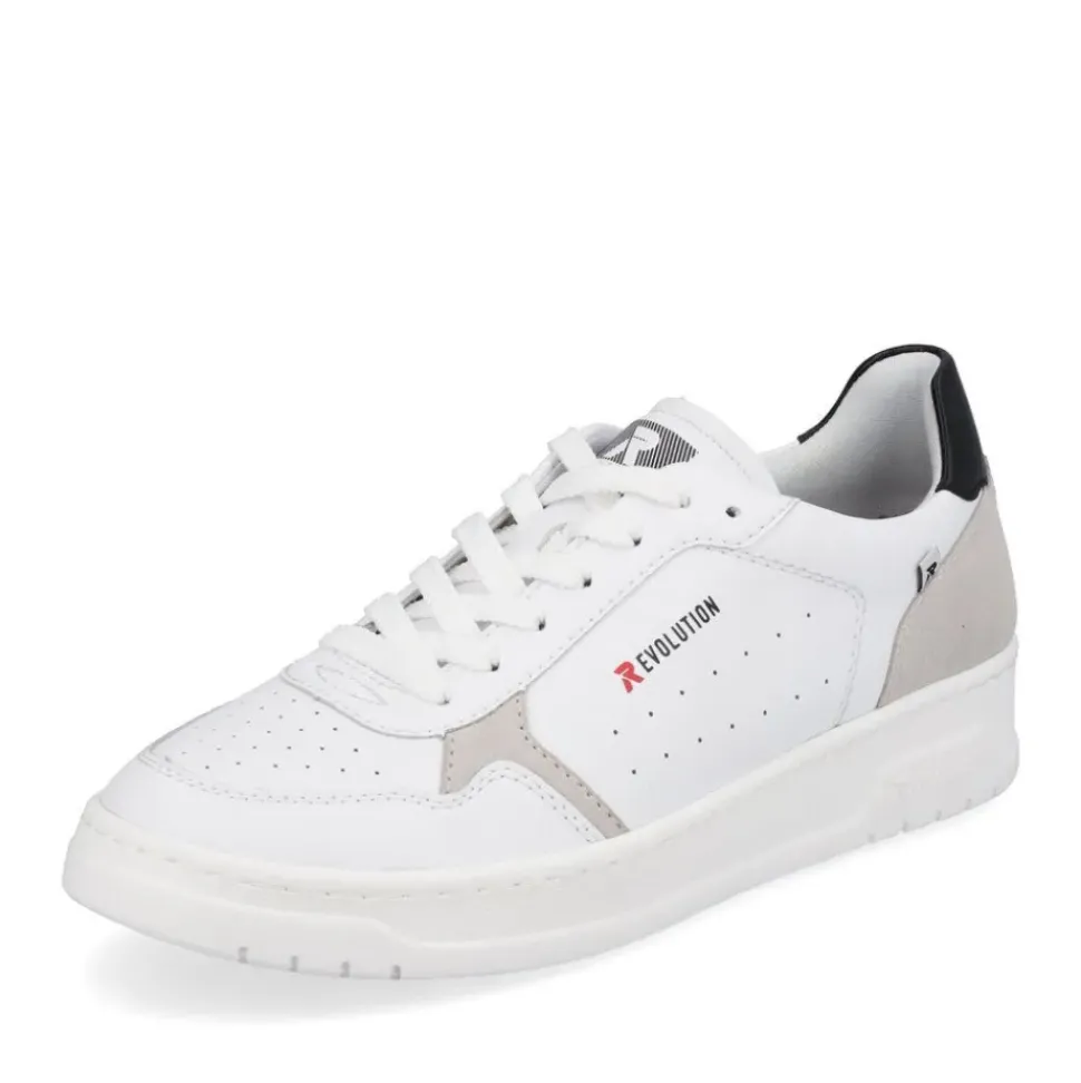Rieker Evolution Herren Sneaker Leder weiß S13 U0401-81