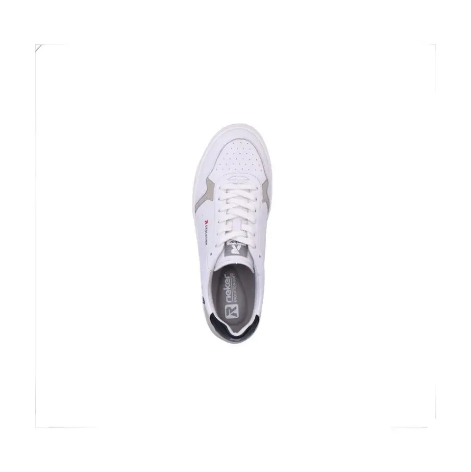 Rieker Evolution Herren Sneaker Leder weiß S13 U0401-81