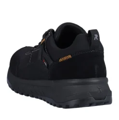 Rieker Evolution Herren Sneaker Rauleder TEX- Membran Wechselfußbett Komfortweite schwarz S23 U0100-00