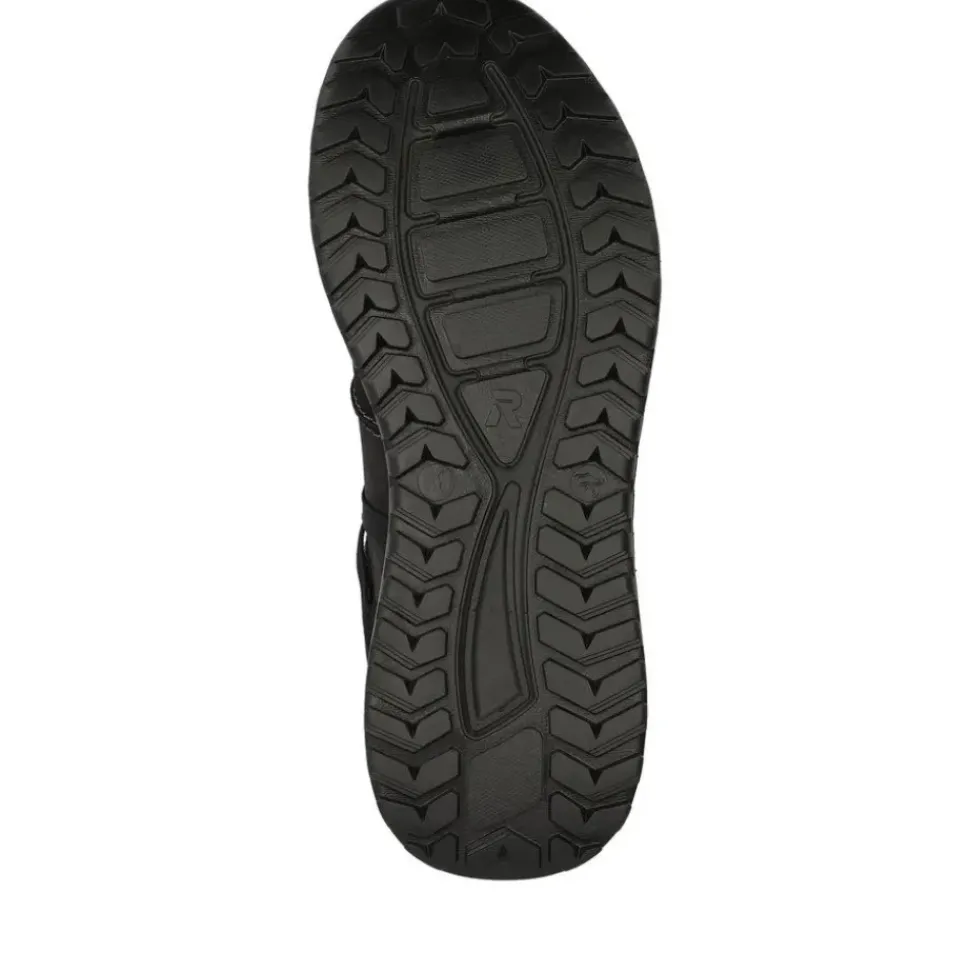 Rieker Evolution Herren Sneaker Rauleder TEX- Membran Wechselfußbett Komfortweite schwarz S23 U0100-00