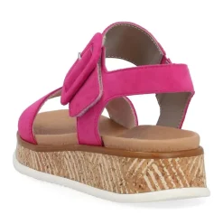 Rieker Evolution Sandale Leder pink S14 W0800-31