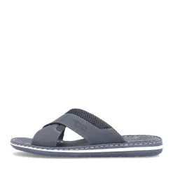 Rieker Herren Pantoletten marineblau S13  21090-14