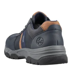 Rieker Herren Schnürschuhe blau-braun S23  11211-14