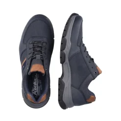 Rieker Herren Schnürschuhe blau-braun S23  11211-14