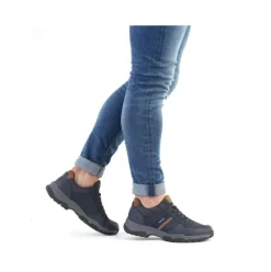 Rieker Herren Schnürschuhe blau-braun S23  11211-14