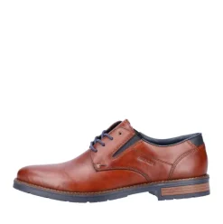 Rieker Herren Schnürschuhe kastanienbraun  S23  14621-24