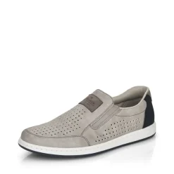 Rieker Herren Slipper mondgrau S13  18267-40
