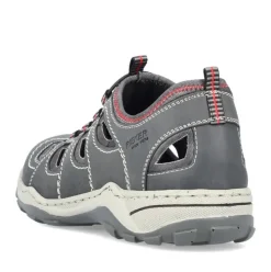 Rieker Herren Slipper mondgrau S13  08065-46