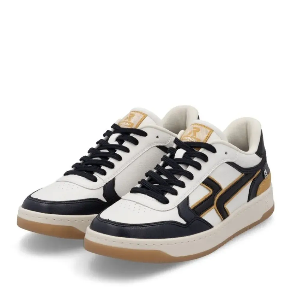 Rieker Herren Sneaker Low cremeweiß S24 U1900-81