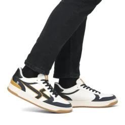 Rieker Herren Sneaker Low cremeweiß S24 U1900-81
