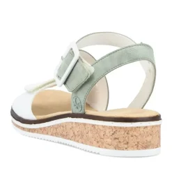 Rieker Keilsandalette mint S14 V3660-52