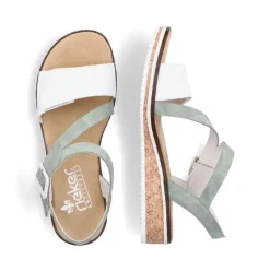 Rieker Keilsandalette mint S14 V3660-52