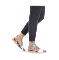 Rieker Keilsandalette mint S14 V3660-52