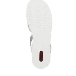 Rieker Keilsandalette Schlupf weiß S14 V0687-80