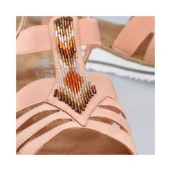 Rieker Keilsandalette Schlupf  apricot S14 V0651-38