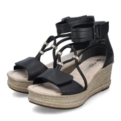 Rieker Keilsandalette schwarz S14 68794-00