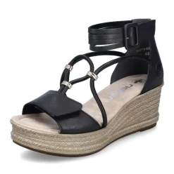 Rieker Keilsandalette schwarz S14 68794-00