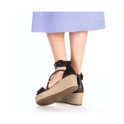 Rieker Keilsandalette schwarz S14 68794-00
