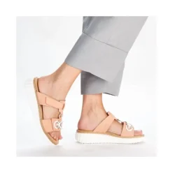 Rieker Pantolette H - Weite Extraweit apricot S14 63294-38