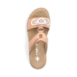 Rieker Pantolette H - Weite Extraweit apricot S14 63294-38