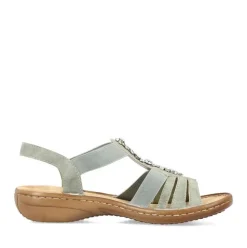 Rieker Sandale Schlupf mintgrün S14 60839-52