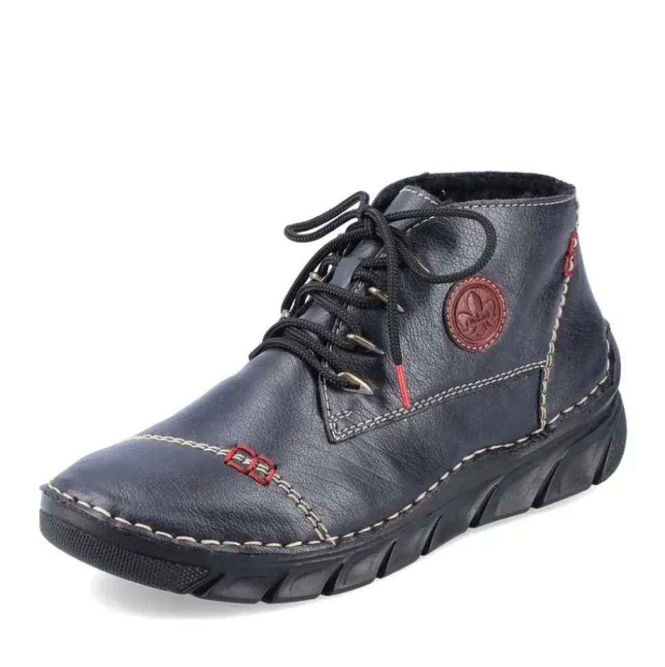 Rieker Schnürschuh blau S24 55002-14