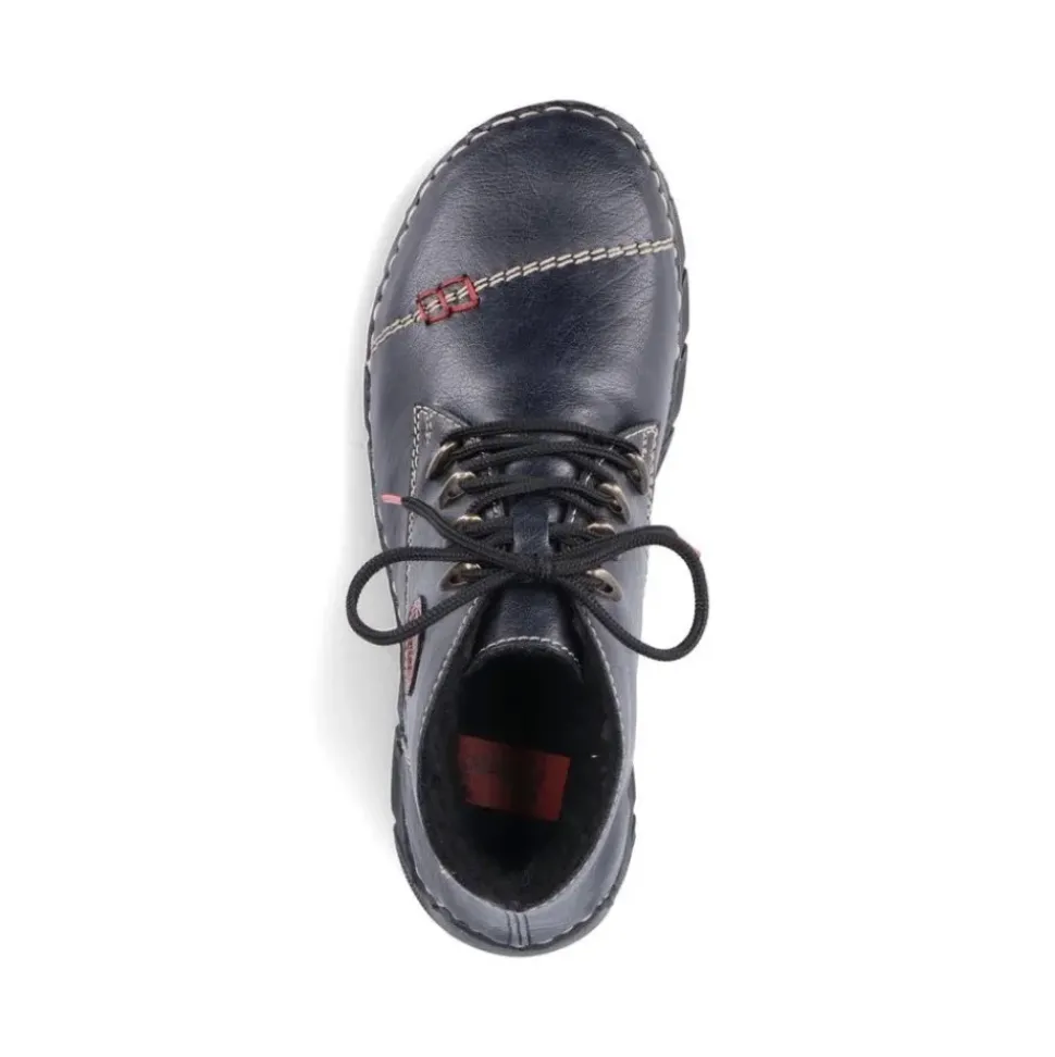 Rieker Schnürschuh blau S24 55002-14