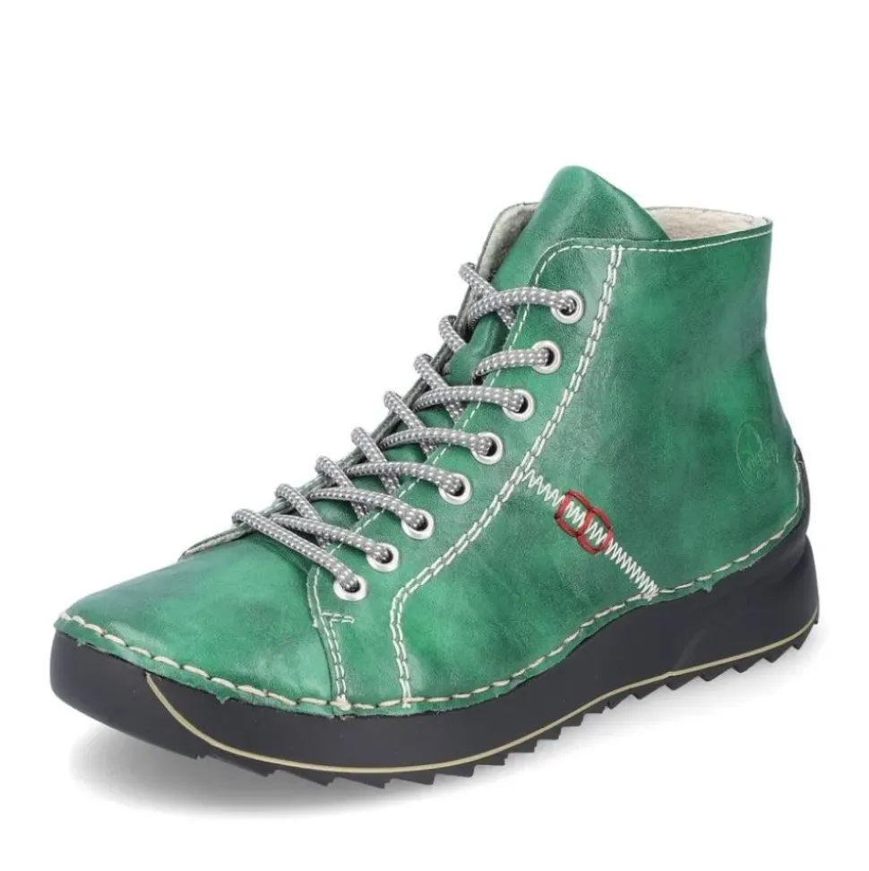 Rieker Schnürstiefelette grün S24 71510-52