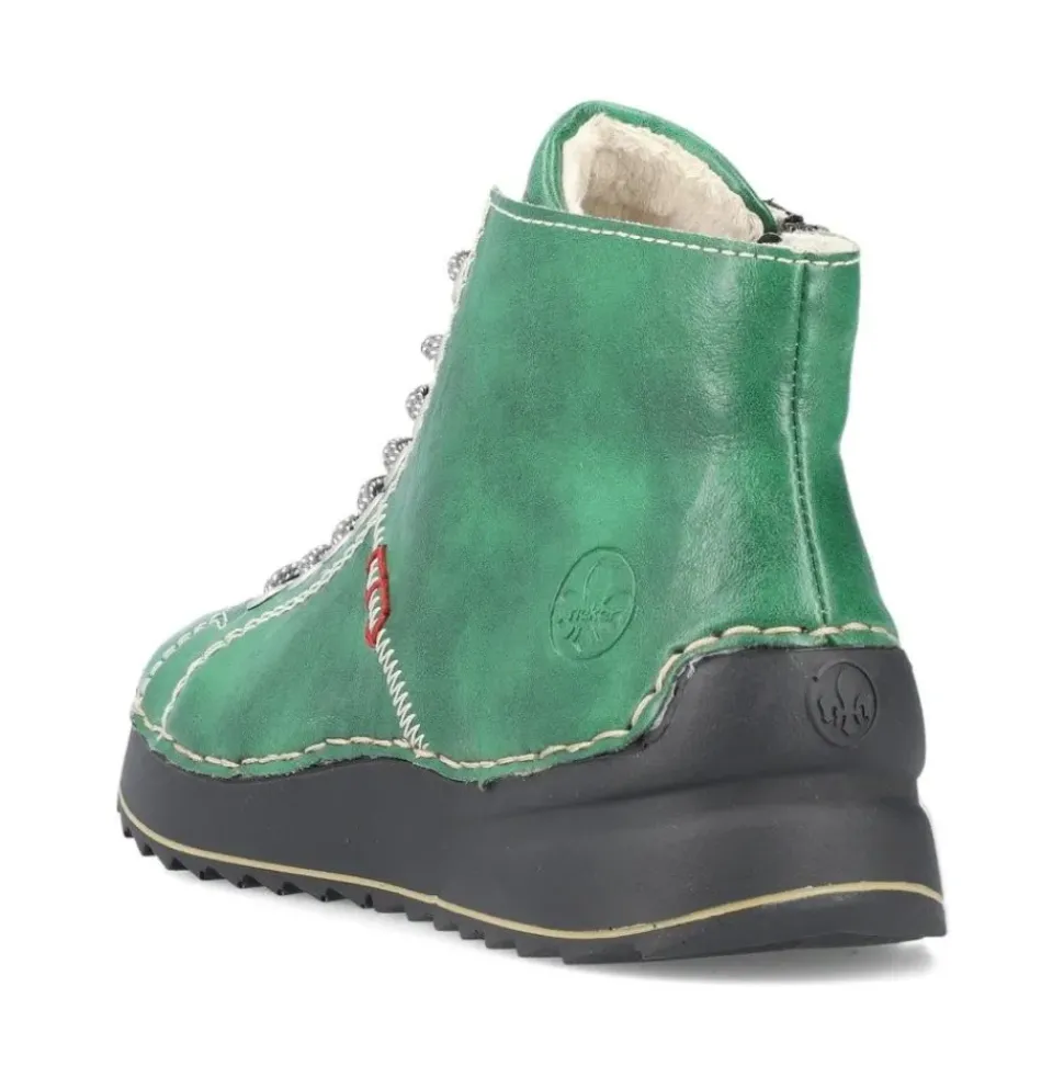 Rieker Schnürstiefelette grün S24 71510-52