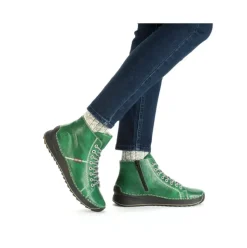 Rieker Schnürstiefelette grün S24 71510-52