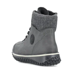 Rieker Schnüstiefelette grau TEX Menbran S24 Z4251-45