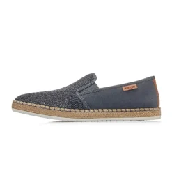 Rieker Slipper Gummizug blau B5265-14