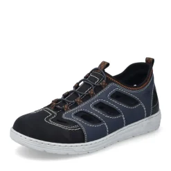 Rieker Slipper H - Weite extraweit blau S14 08665-14