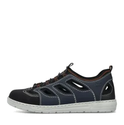 Rieker Slipper H - Weite extraweit blau S14 08665-14