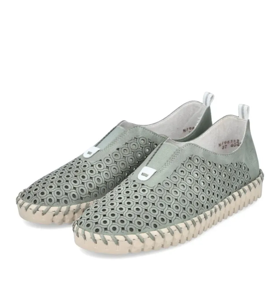 Rieker Slipper khaki S14 N1963-52