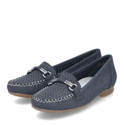 Rieker Slipper Loafer blau S14 40065-15