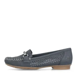 Rieker Slipper Loafer blau S14 40065-15